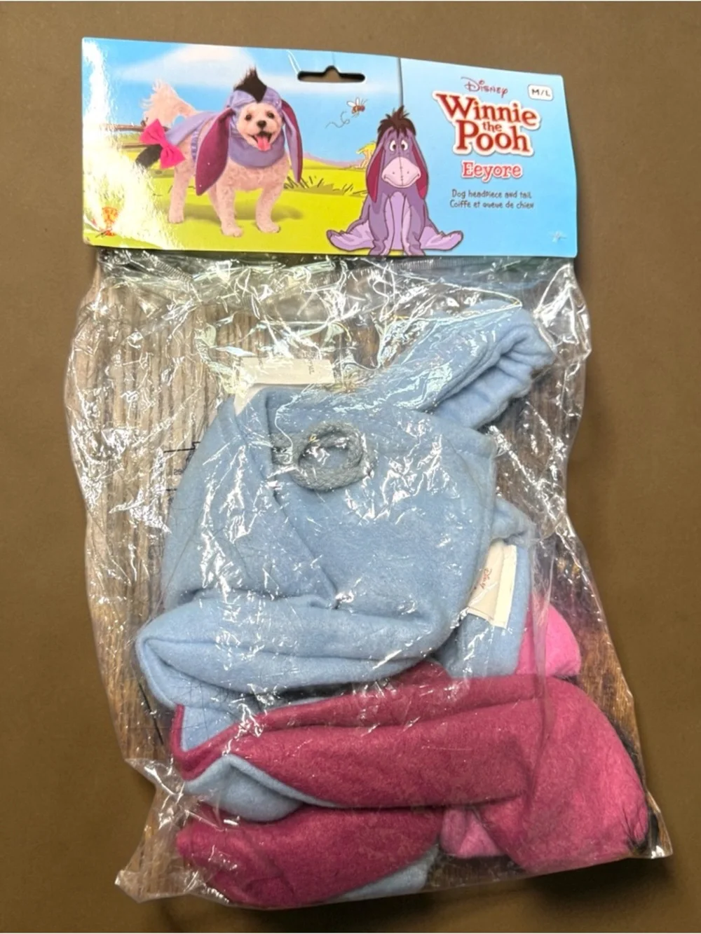 Disney Eeyore Pet Costume M/L Rubies Winnie The Pooh Dog Cat Costume